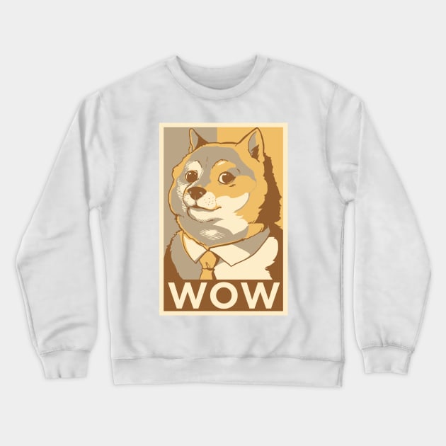 WOW Crewneck Sweatshirt by uguubear